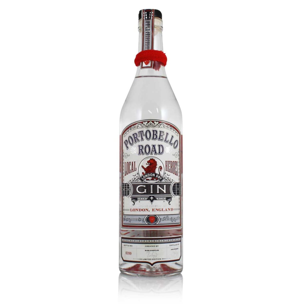 Portobello Road Local Heroes Gin, Mark Knopfler Limited Edition