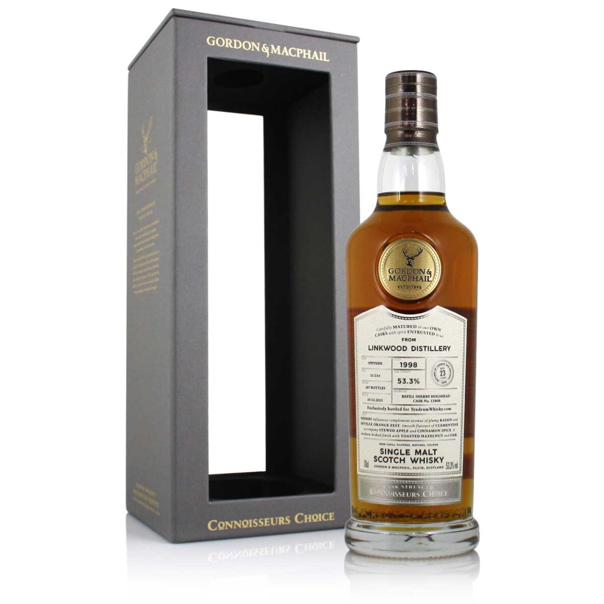 Linkwood 1998 23YO, TyndrumWhisky Exclusive Cask #13808