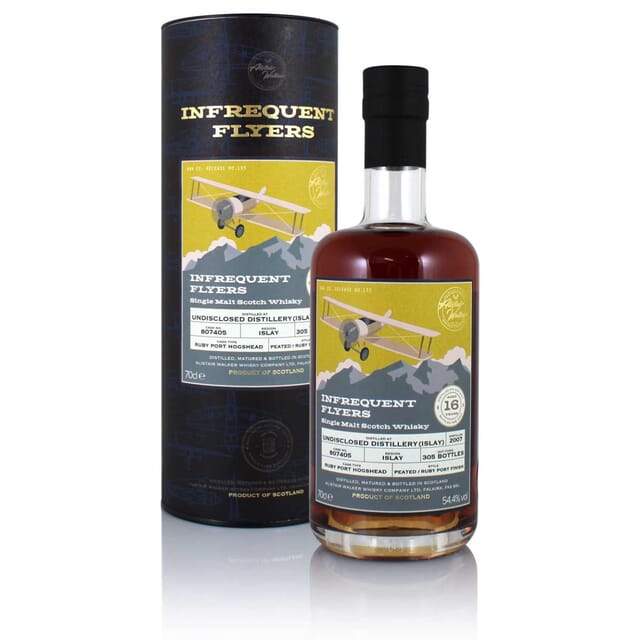 Undisclosed Islay 2007 16 Year Old, Infrequent Flyers Cask #807405