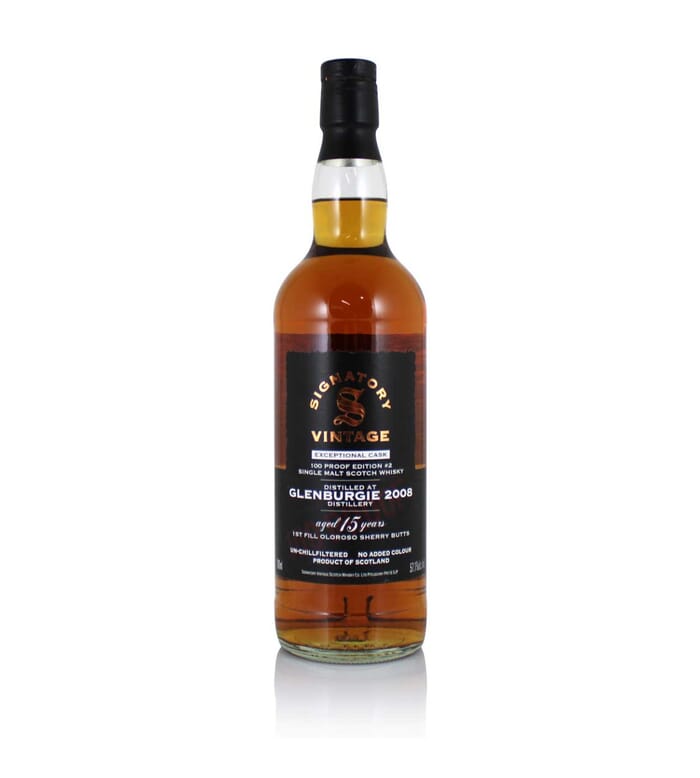 Glenburgie 2008 15 Year Old Signatory Vintage Exceptional Cask 100 Proof Edition 2