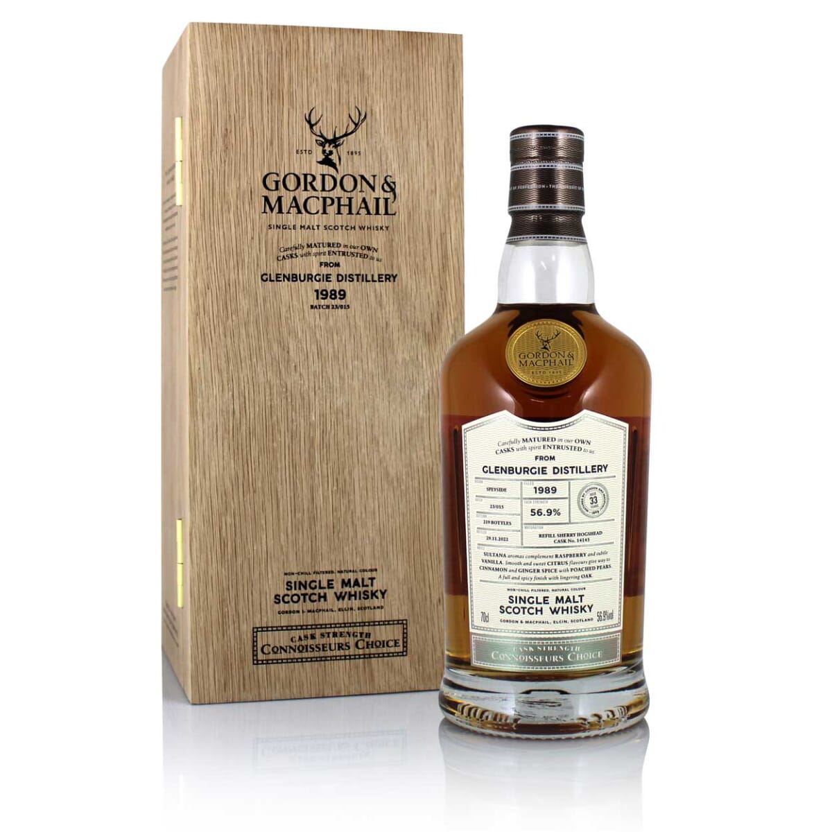 ウイスキー Mackillop's choice Glenlivet 1989 BUY] Glenlivet 1989 (cask 3626) - Mackillop's Choice Single