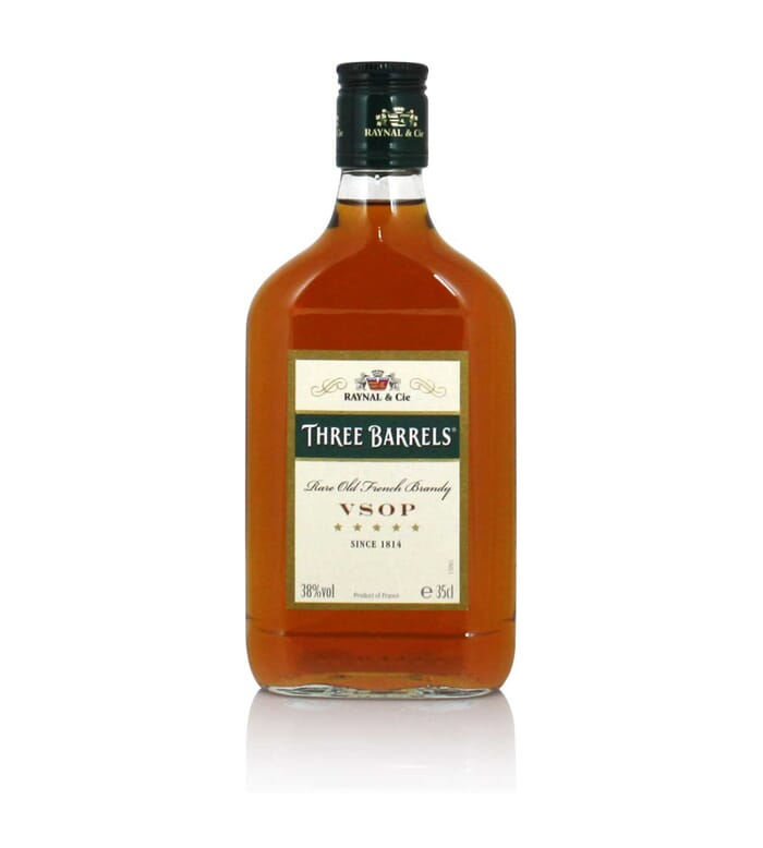 Three Barrels Rare Old French Brandy 35cl