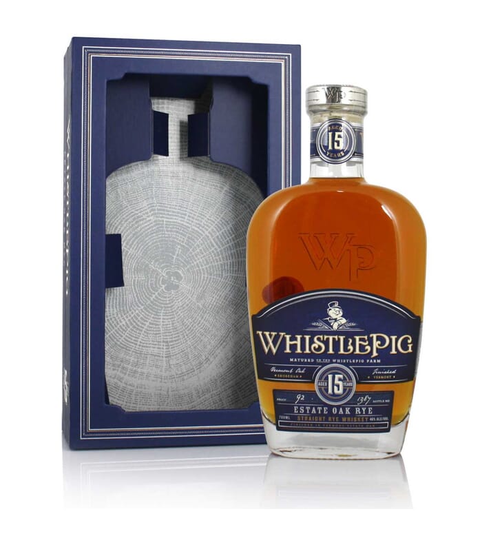 WhistlePig 15 Year Old Estate Oak Rye Whiskey