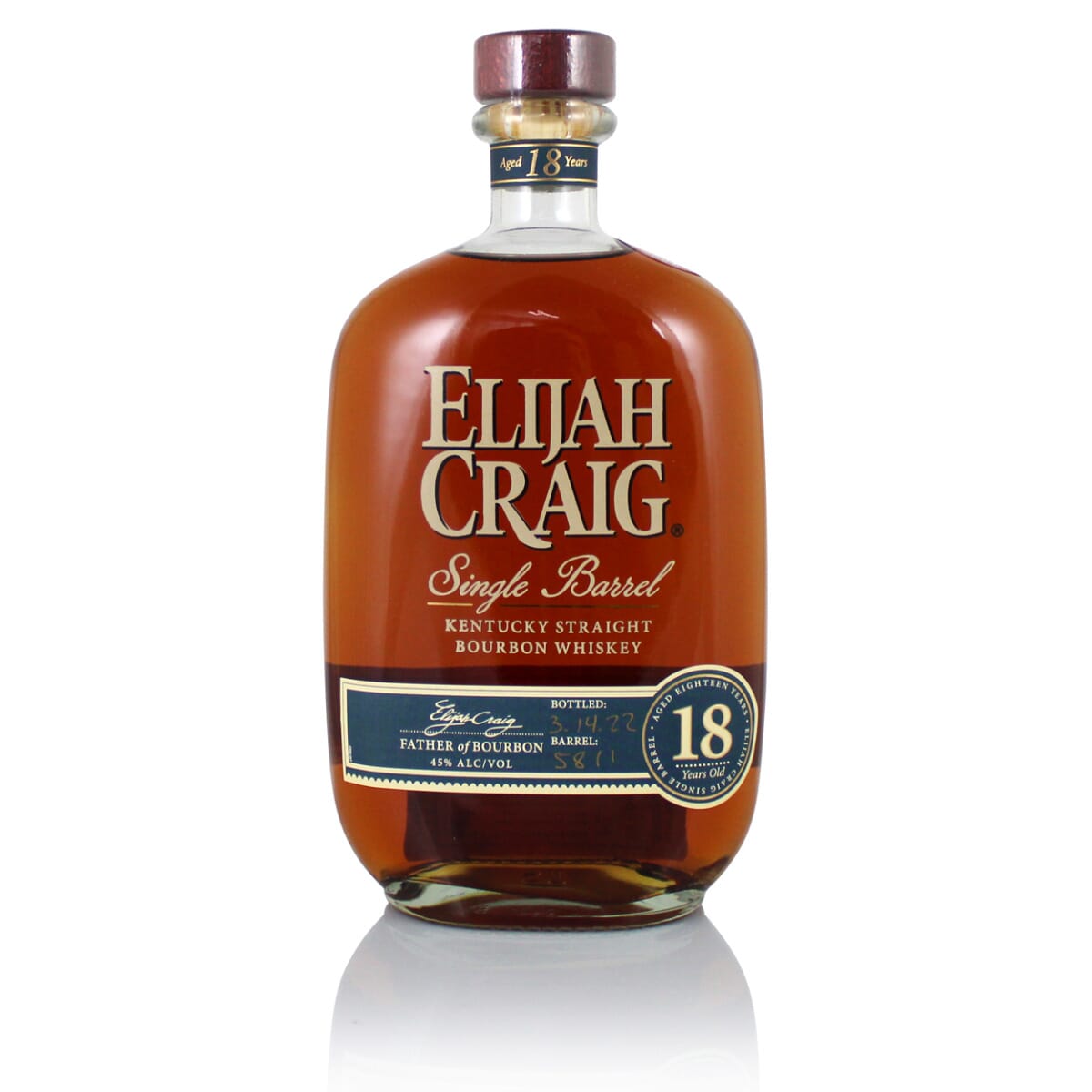 Elijah Craig 18 Year Old