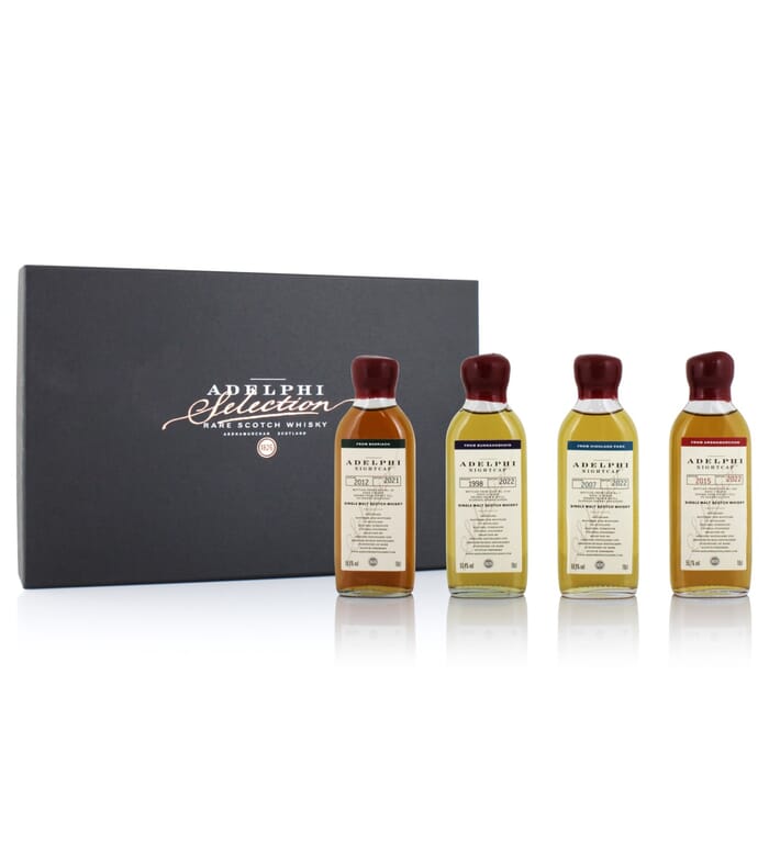 Adelphi Nightcap Single Malt Whisky Gift Box 4x10cl