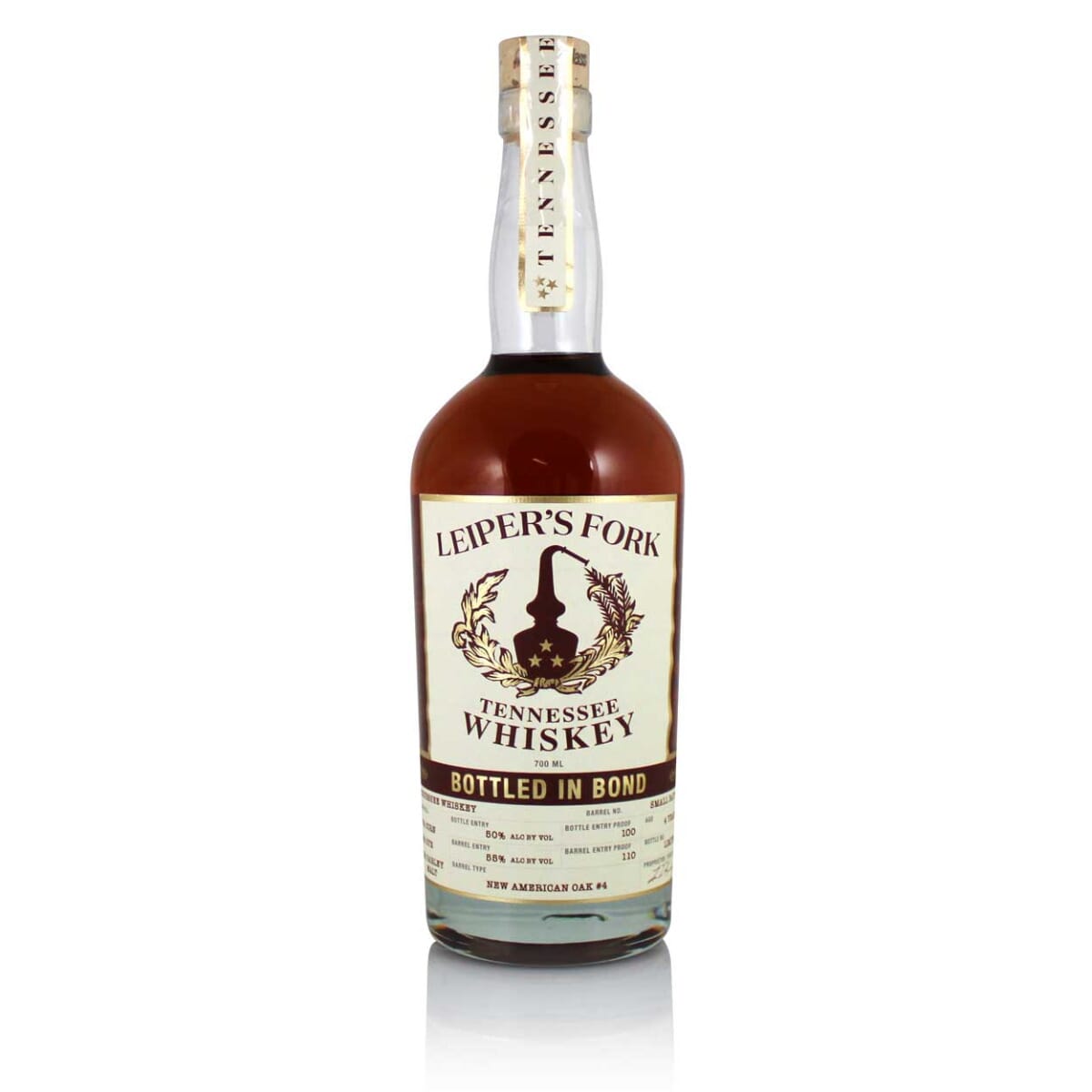 Leiper's Fork Tennessee Whiskey Bottled in Bond