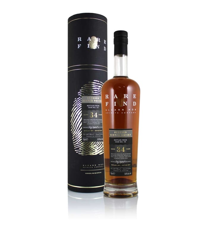 Blended Scotch Whisky 1989 34 Year Old Rare Find Cask #114