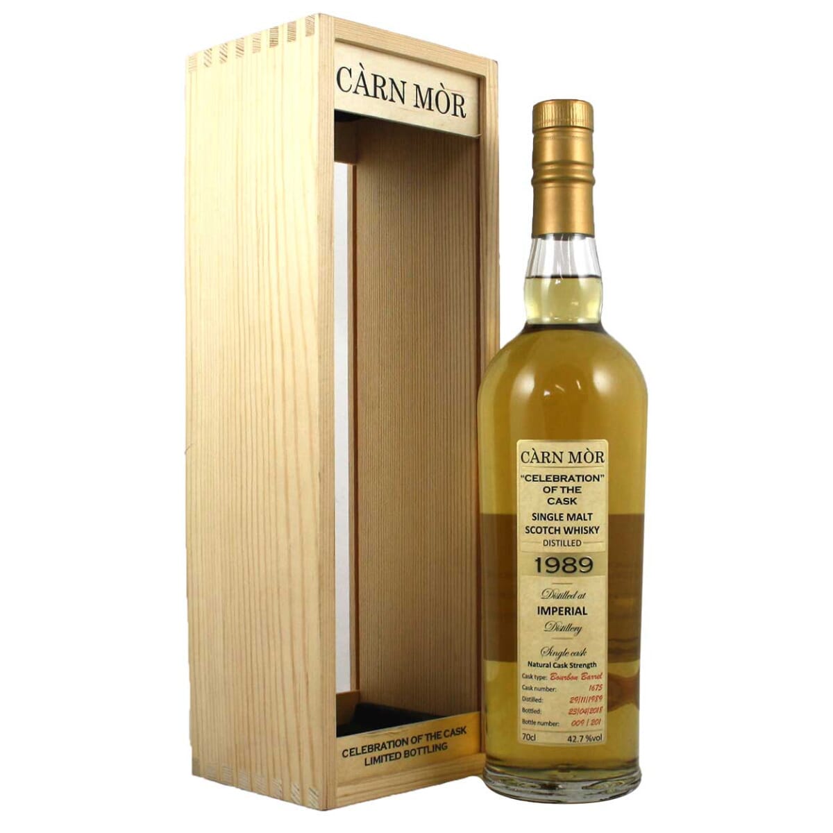 CÀRN MÒR CELEBRATION OF THE CASK 1989 1989 Carn Mor Celebration of the Cask Blair Athol Single