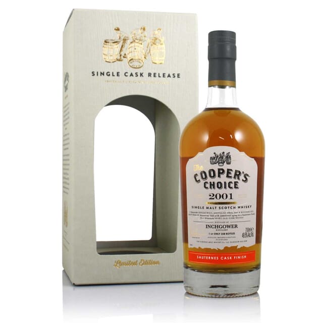 Inchgower 2001 19 Year Old, Cooper's Choice Cask #9334