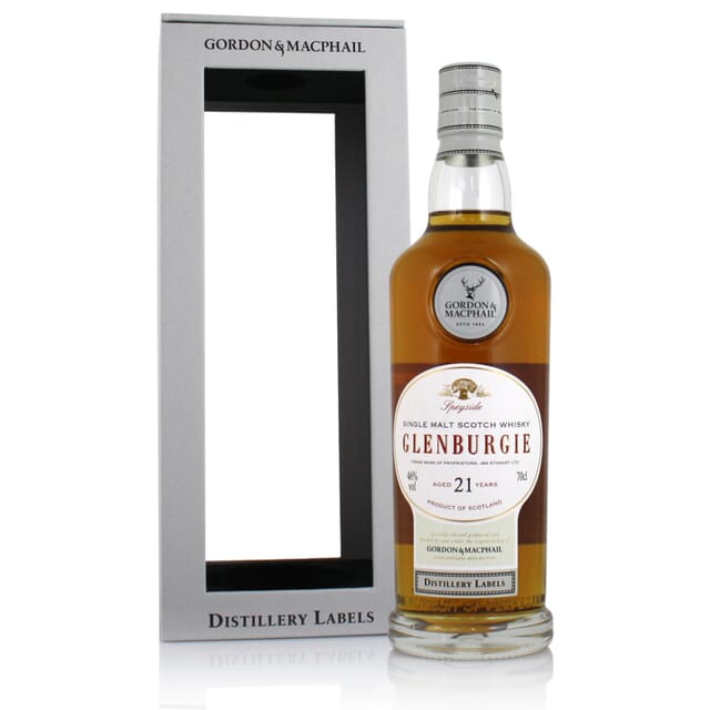 Glenburgie 21 Year Old, G and M Distillery Labels 46%