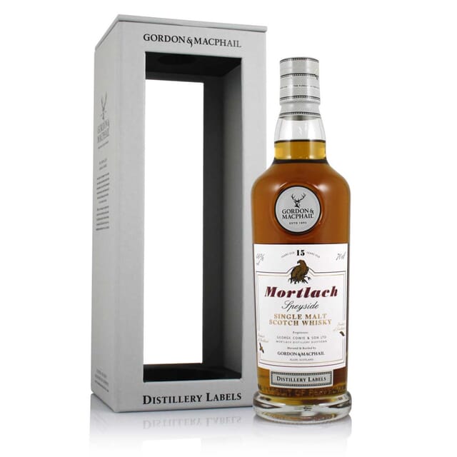 Mortlach 15 Year Old Distillery Labels 46%