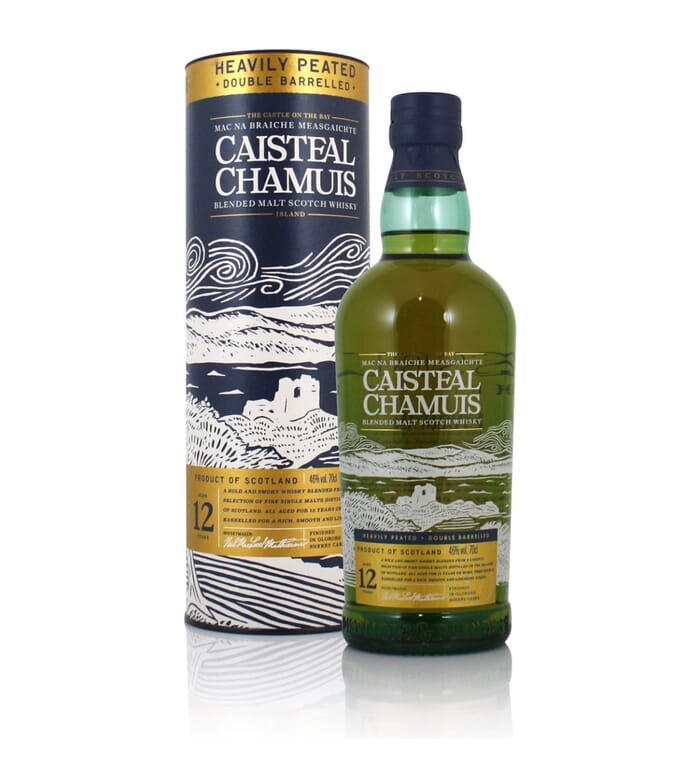 Caisteal Chamuis 12 Year Old Heavily Peated Blended Malt Whisky