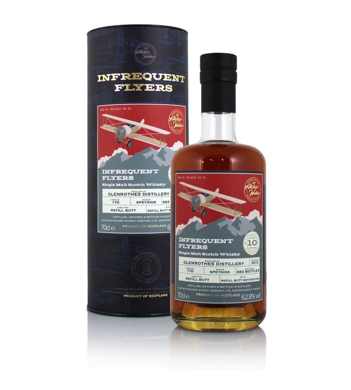 Glenrothes 2012 10 Year Old Infrequent Flyers Cask 170
