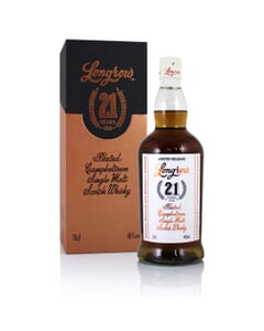 Longrow 21 Year Old 2023 Release Single Malt Whisky