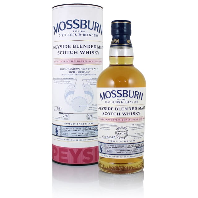 Mossburn Speyside Blended Malt Whisky Cask Bill 2