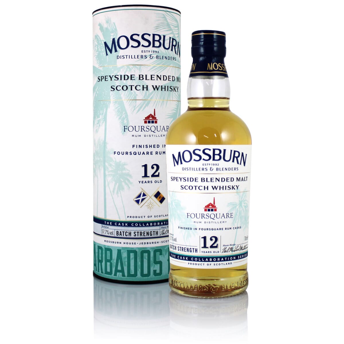 Mossburn 12 Year Old Speyside Blended Malt, Foursquare Rum Finish